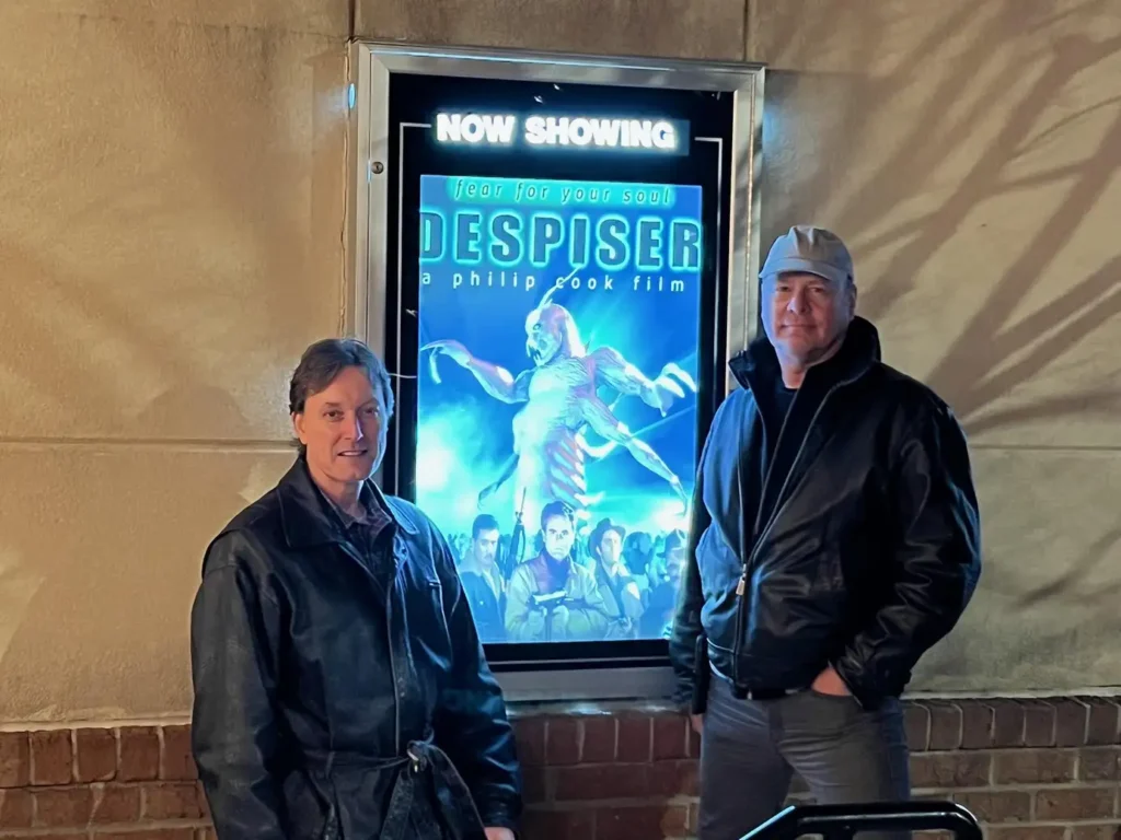 Despsiser screening at the Lumina Theater with Mark and Phil